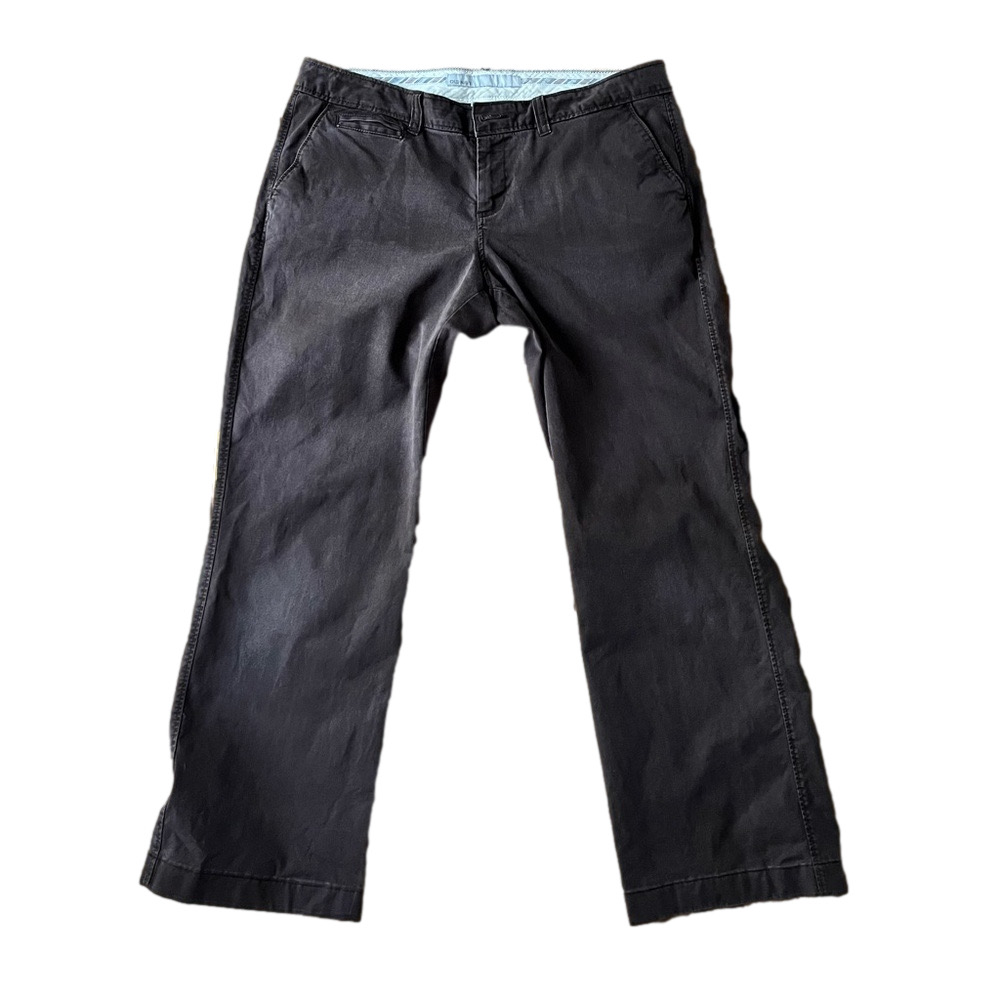 CLEARANCE Old Navy chocolate brown low-rise cotton pants, size 12